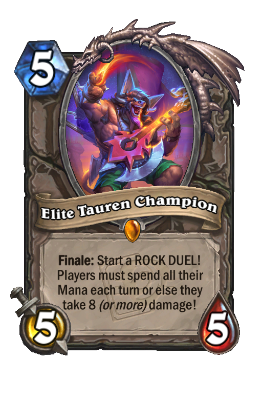 Elite Tauren Champion Hearthstone kártya