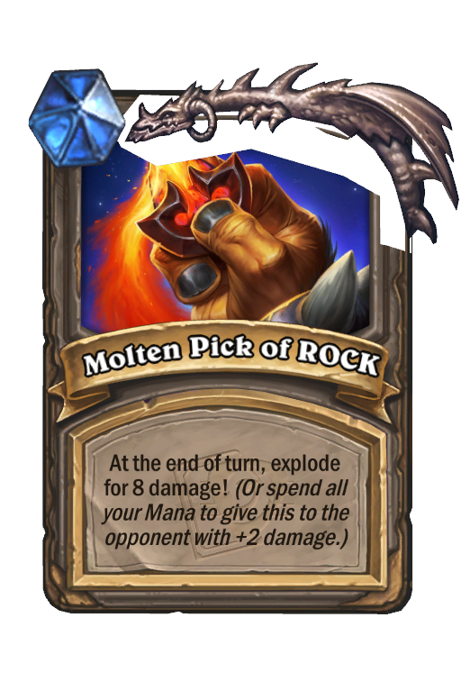 Molten Pick of ROCK Hearthstone kártya