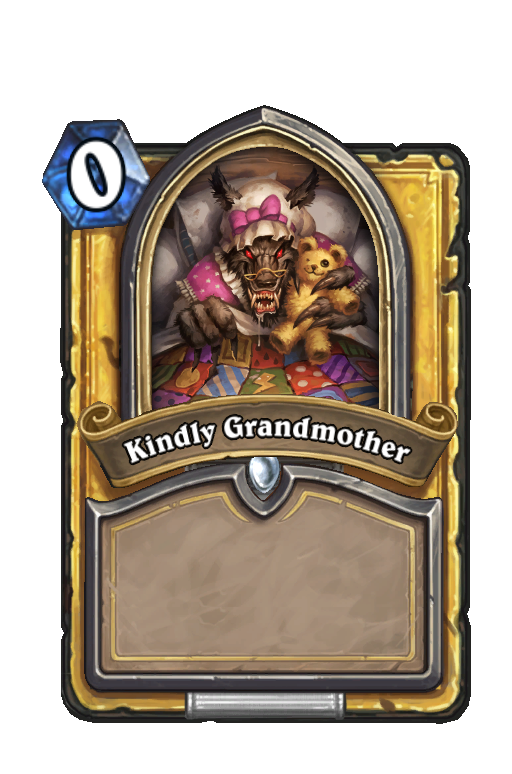 Kindly Grandmother Hearthstone kártya