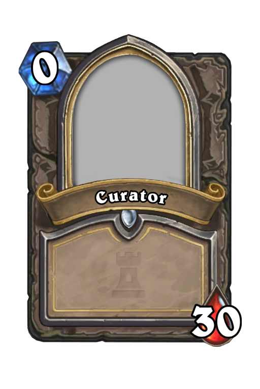 Curator Hearthstone kártya