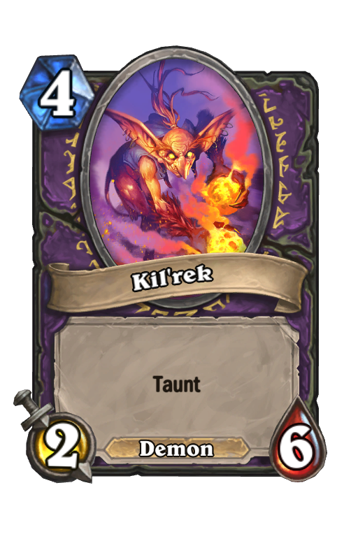 Kil'rek Hearthstone kártya