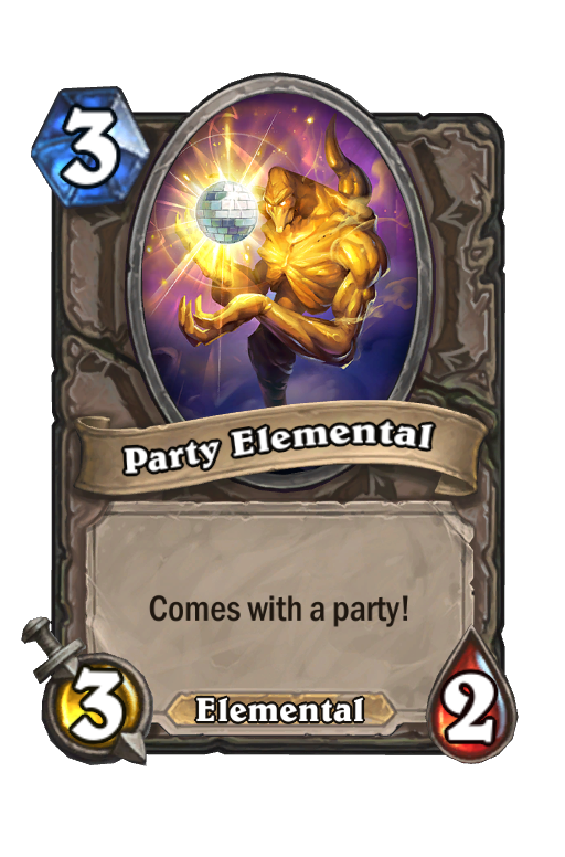 Party Elemental Hearthstone kártya