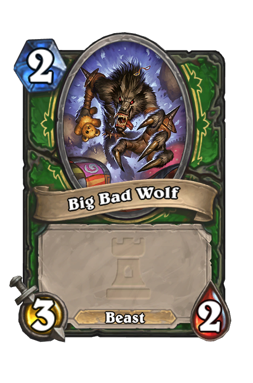 Big Bad Wolf Hearthstone kártya