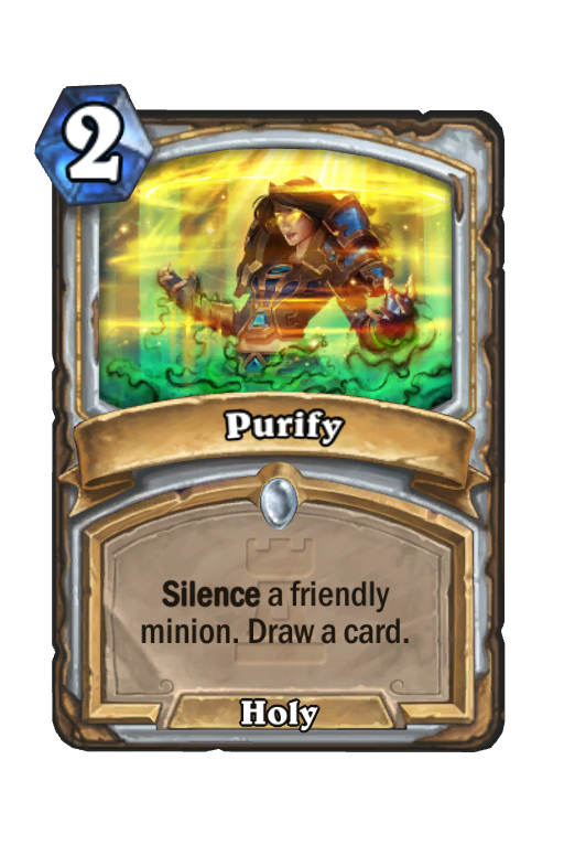 Purify Hearthstone kártya