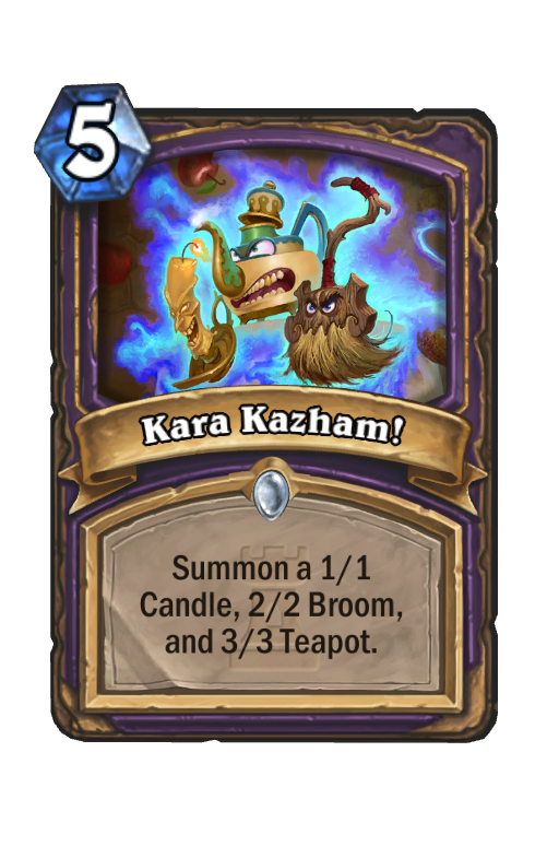 Kara Kazham! Hearthstone kártya