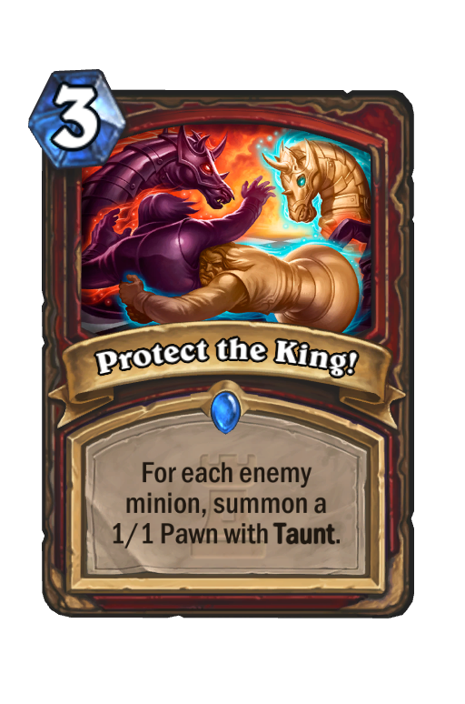 Protect the King! Hearthstone kártya