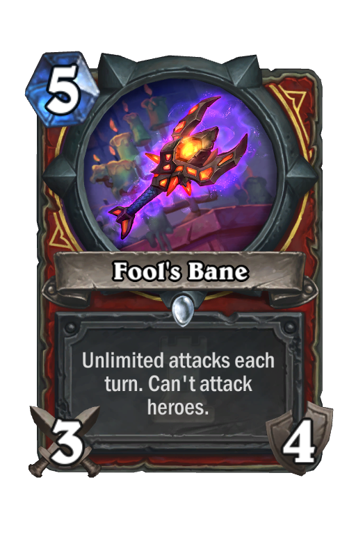 Fool's Bane Hearthstone kártya