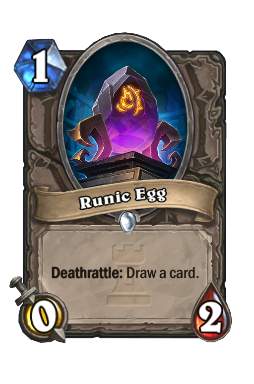 Runic Egg Hearthstone kártya