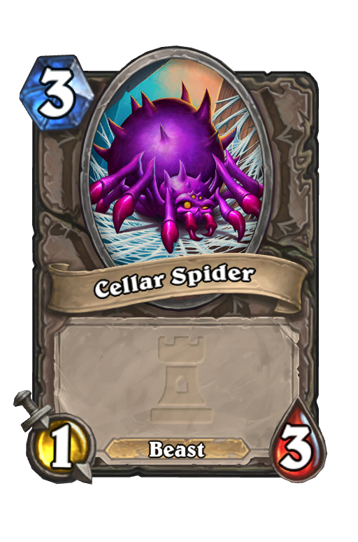 Cellar Spider Hearthstone kártya