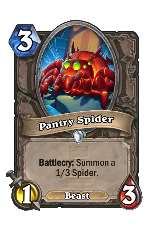 Pantry Spider Hearthstone kártya