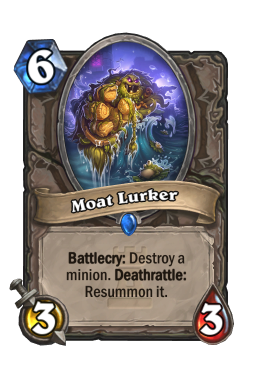 Moat Lurker Hearthstone kártya