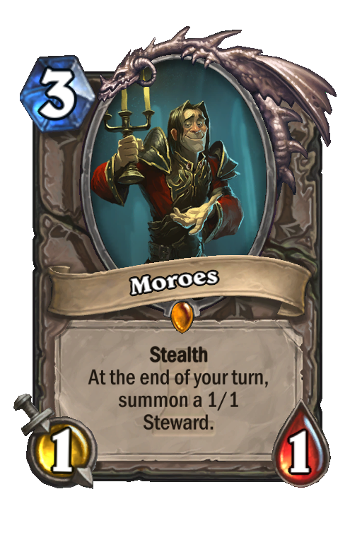 Moroes Hearthstone kártya