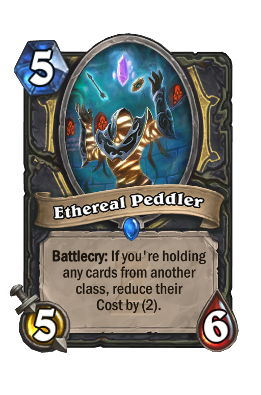 Ethereal Peddler Hearthstone kártya