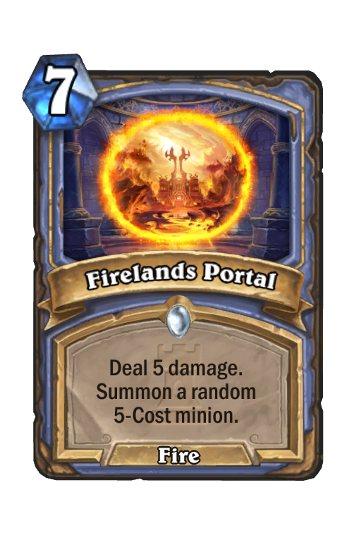 Firelands Portal Hearthstone kártya
