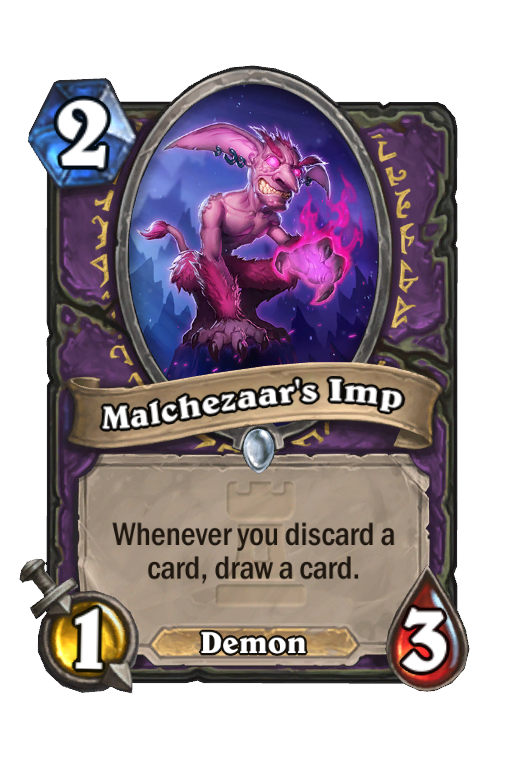 Malchezaar's Imp Hearthstone kártya