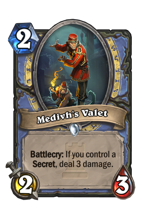 Medivh's Valet Hearthstone kártya