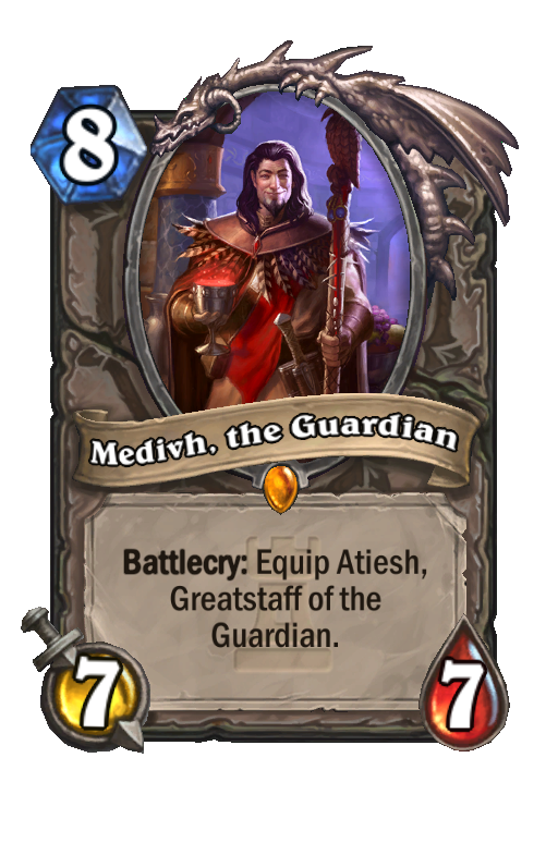 Medivh, the Guardian Hearthstone kártya