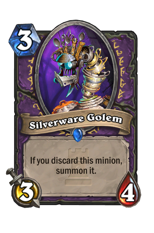 Silverware Golem Hearthstone kártya