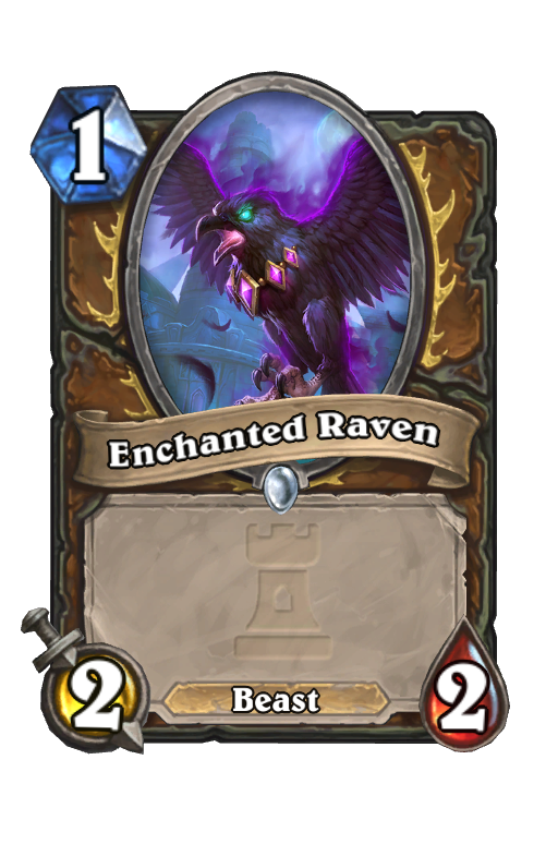 Enchanted Raven Hearthstone kártya
