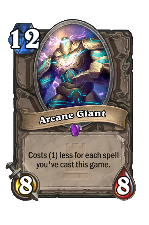 Arcane Giant Hearthstone kártya