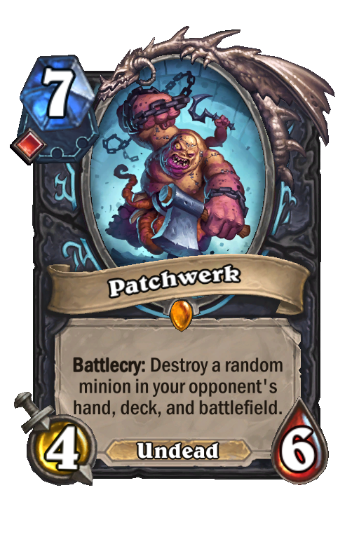 Patchwerk Hearthstone kártya