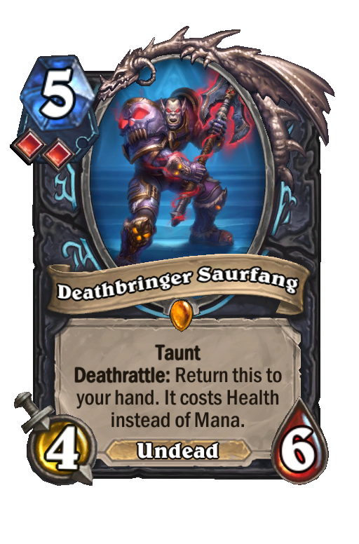 Deathbringer Saurfang Hearthstone kártya