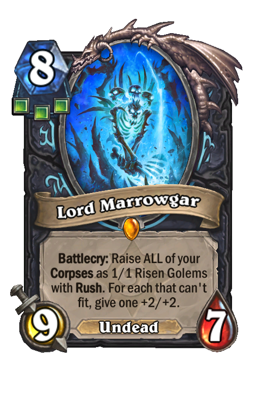 Lord Marrowgar Hearthstone kártya