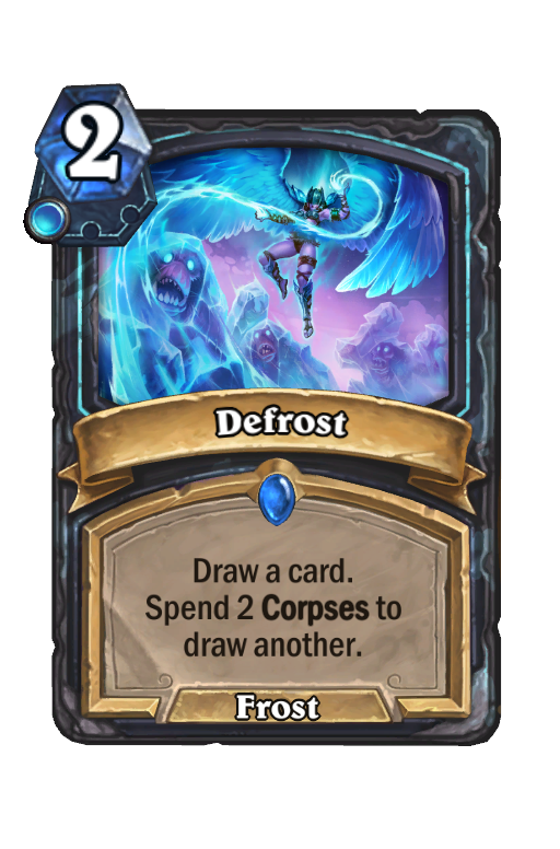 Defrost Hearthstone kártya