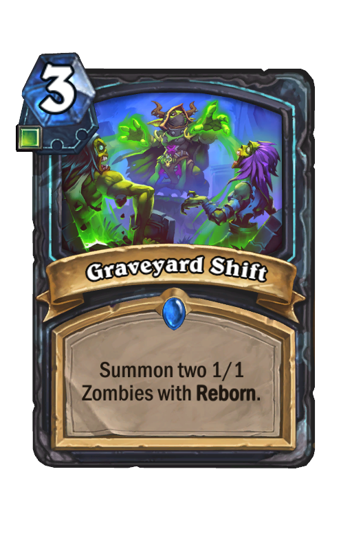 Graveyard Shift Hearthstone kártya