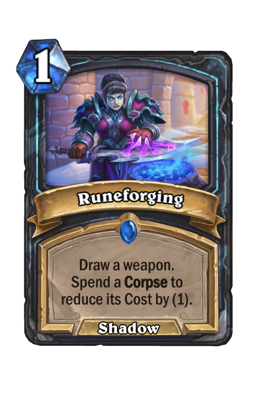 Runeforging Hearthstone kártya