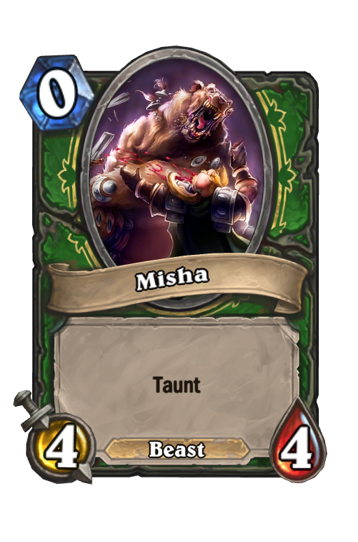 Misha Hearthstone kártya