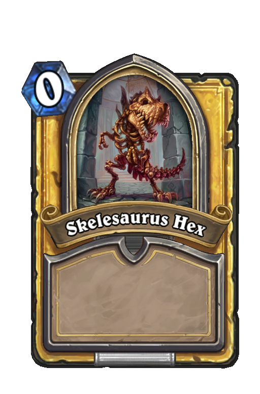 Skelesaurus Hex Hearthstone kártya
