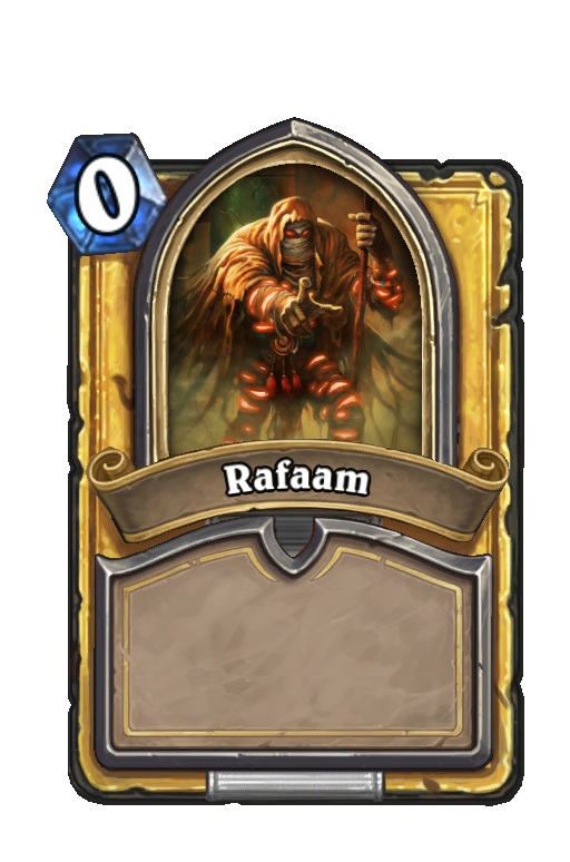 Arch-Thief Rafaam Hearthstone kártya