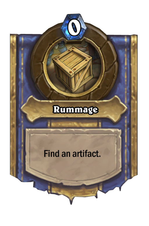 Rummage Hearthstone kártya