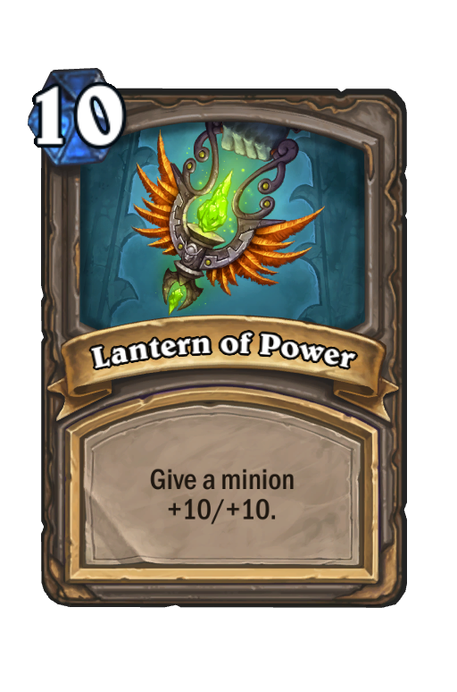 Lantern of Power Hearthstone kártya