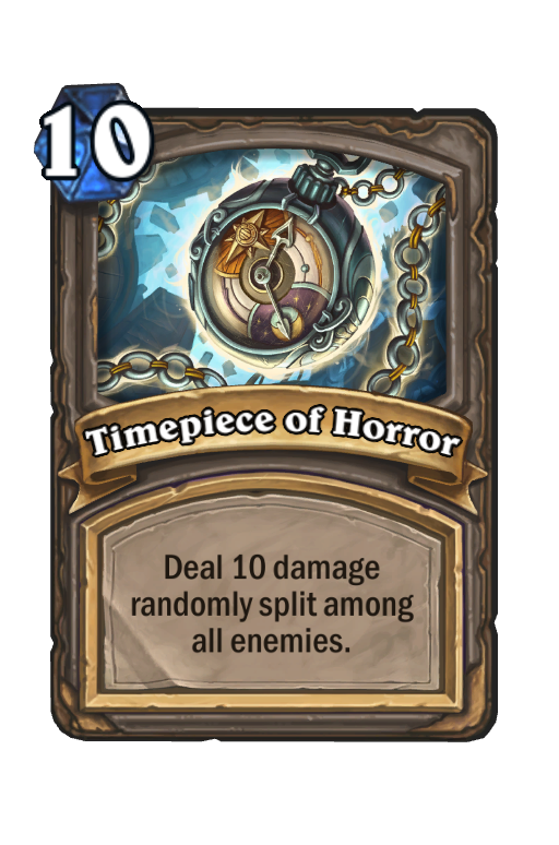 Timepiece of Horror Hearthstone kártya
