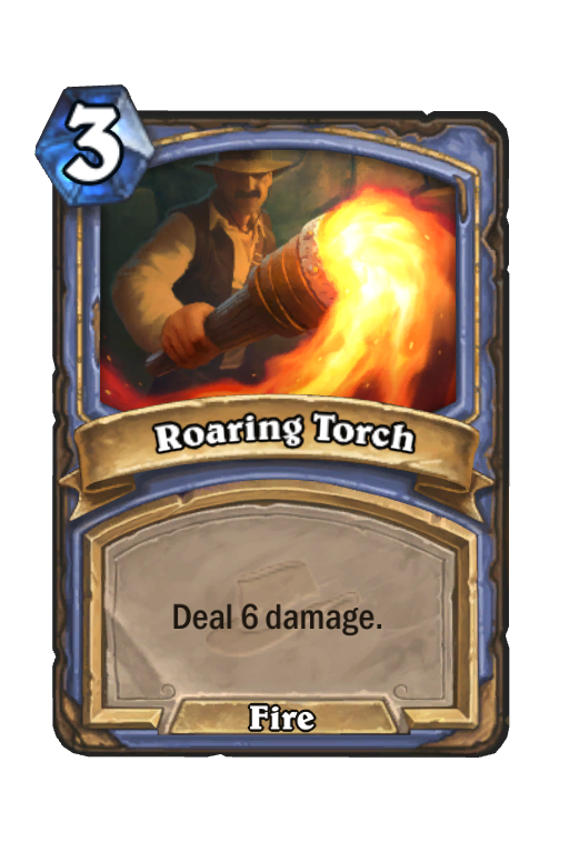 Roaring Torch Hearthstone kártya