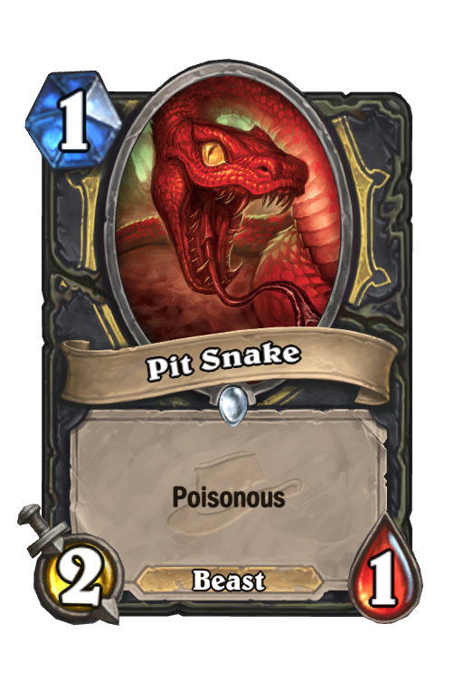 Pit Snake Hearthstone kártya