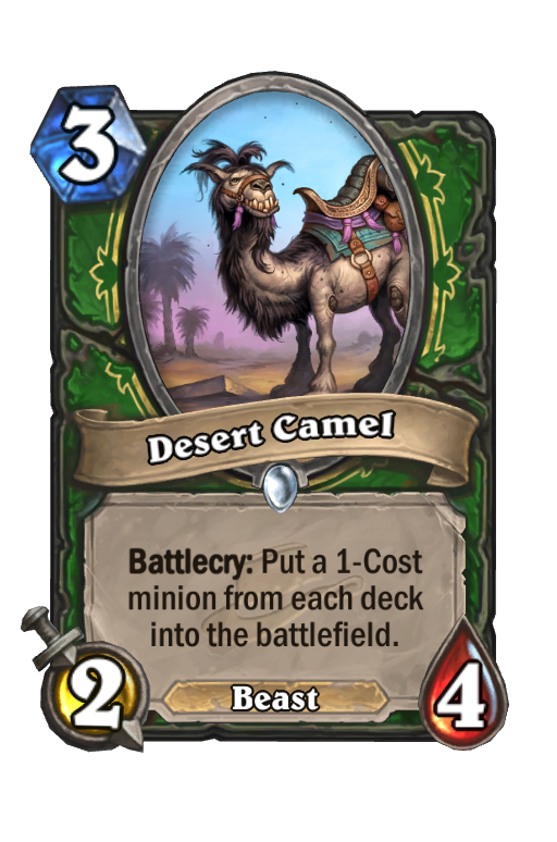 Desert Camel Hearthstone kártya