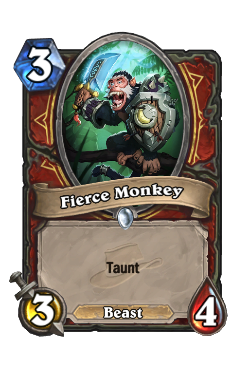 Fierce Monkey Hearthstone kártya