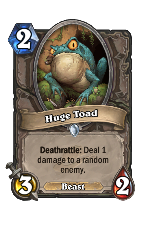 Huge Toad Hearthstone kártya