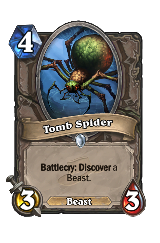 Tomb Spider Hearthstone kártya