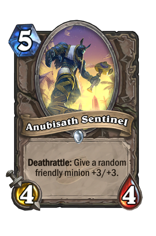 Anubisath Sentinel Hearthstone kártya