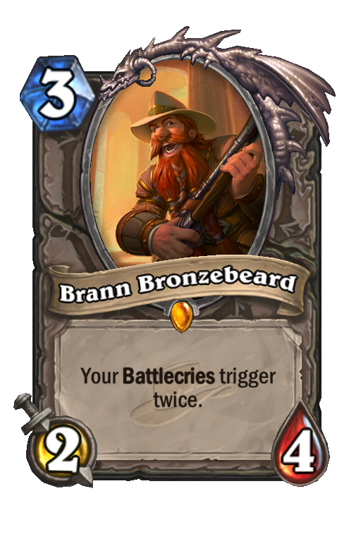 Brann Bronzebeard Hearthstone kártya