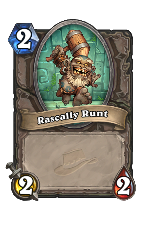 Rascally Runt Hearthstone kártya