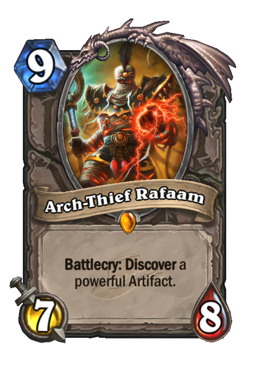 Arch-Thief Rafaam Hearthstone kártya