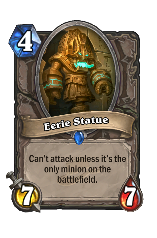 Eerie Statue Hearthstone kártya