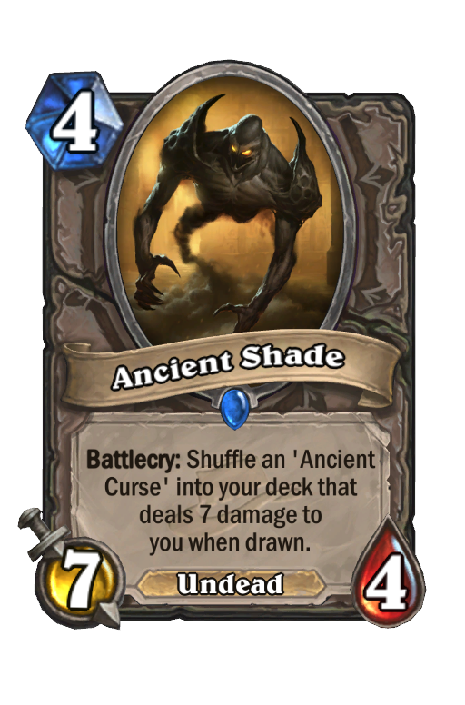 Ancient Shade Hearthstone kártya