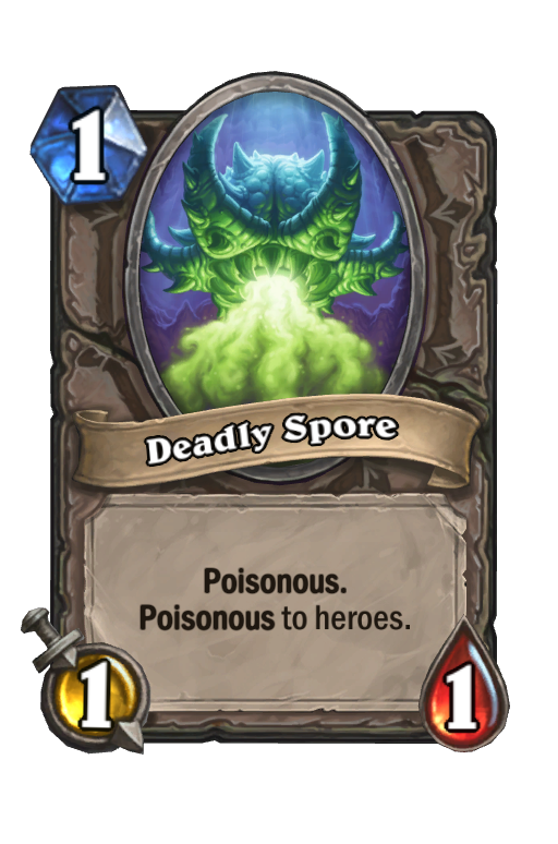 Deadly Spore Hearthstone kártya