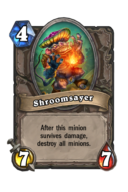 Shroomsayer Hearthstone kártya